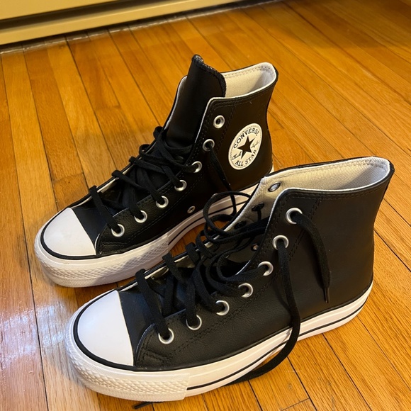 Converse Black High-Top Sneakers - Picture 3 of 7